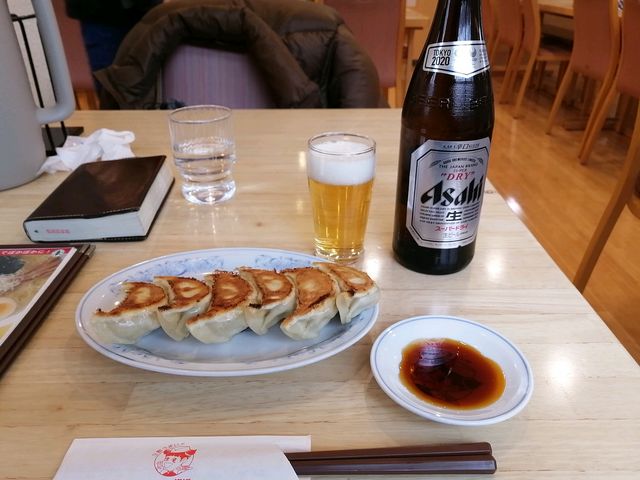 素敵なビジュアル!
餃子&ビール_老神温泉ぎょうざの満州東明館