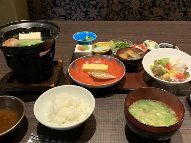 夕食、朝食共に美味しかった。_ホテルニューアワジ別邸 あわじ浜離宮