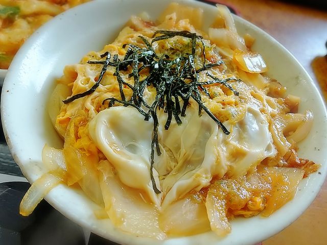山田うどんの玉子丼_山田うどん 谷塚店