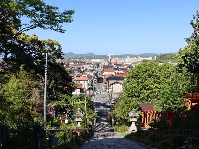 神社参道眼科に益田市_高津柿本神社
