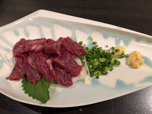 熊本の馬刺し_IZAKAYA土火土火 山口湯田店
