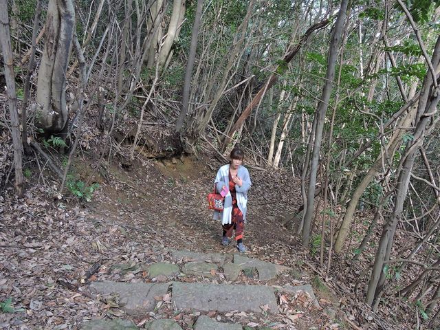 山の中を歩いて_蓮台寺