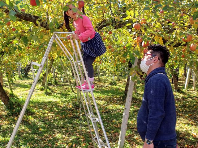 5歳の子どもも楽しめました_やまとしりんご園