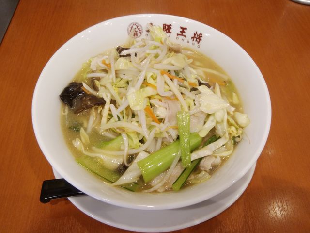 やっぱり美味しいタンメンです。野菜中心であり、胃にもたれません。_大阪王将 西葛西南口店