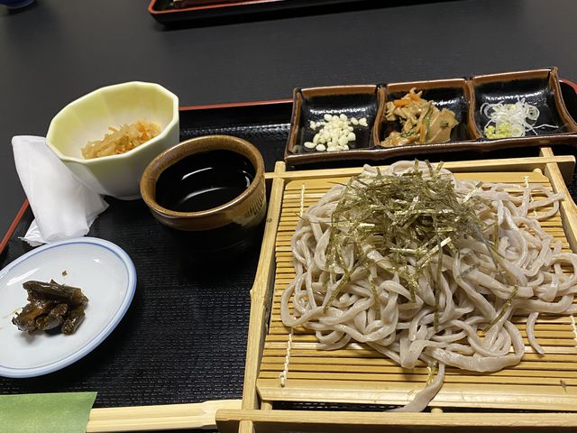 お風呂上がりに、お蕎麦_猪田温泉 絹の湯 久恵屋旅館