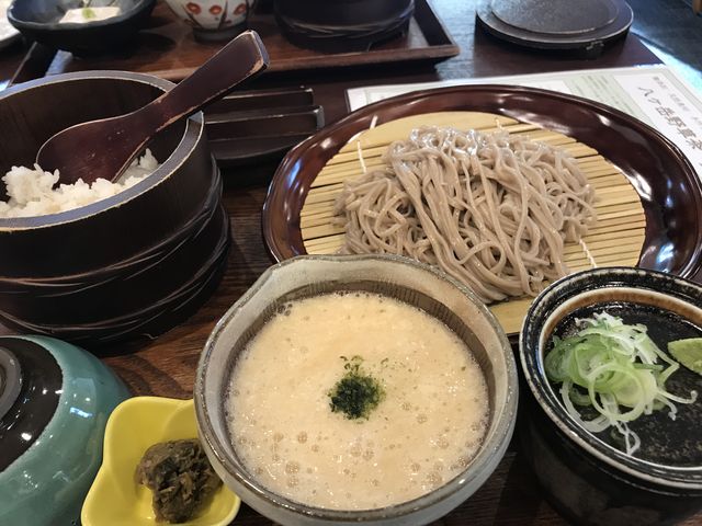 麦トロともりそばのセット_くーとろん湯乃華