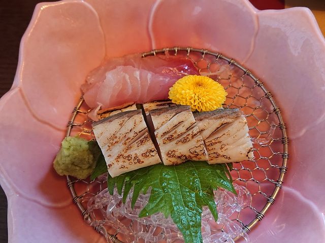 御膳の刺身_御食事処 松の江