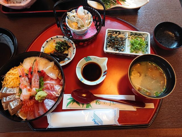海鮮丼セット_御食事処 松の江