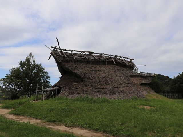弥生時代の住居。_京丹後市立丹後古代の里資料館