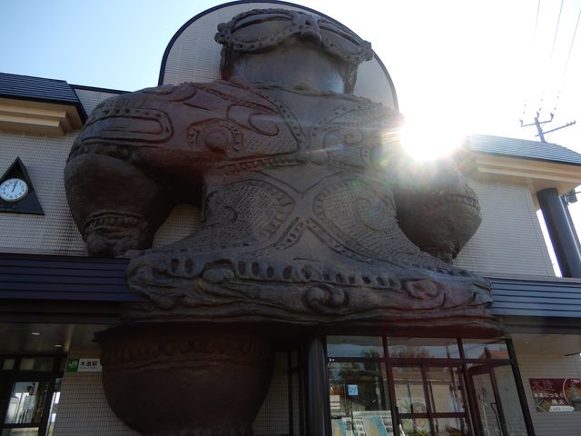 眺めていて楽しくなりました。_木造駅