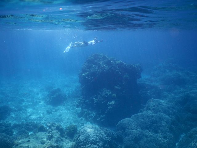 シュノーケリングの際には、自分達で撮るよりもはるかに素晴らしい写真を撮影していただけます。_宮古ブルークラブ