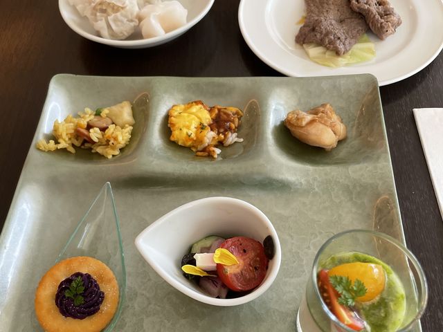 こんな感じです!_沖縄ハーバービューホテル ガーデンレストラン プランタン
