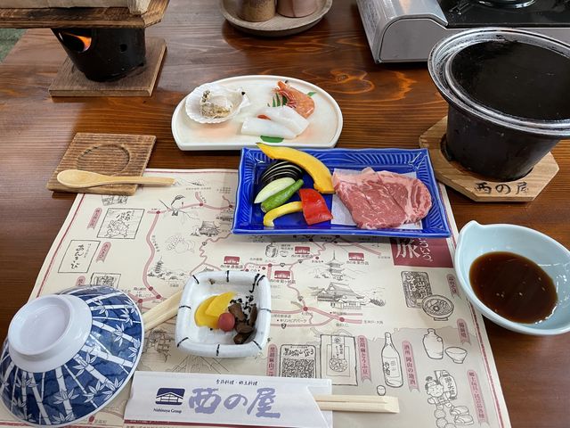 この後、そうめん、冷茶碗蒸し、鯛の洗い、フルーツと、盛りだくさんきました♪_西の屋グループ 美作店