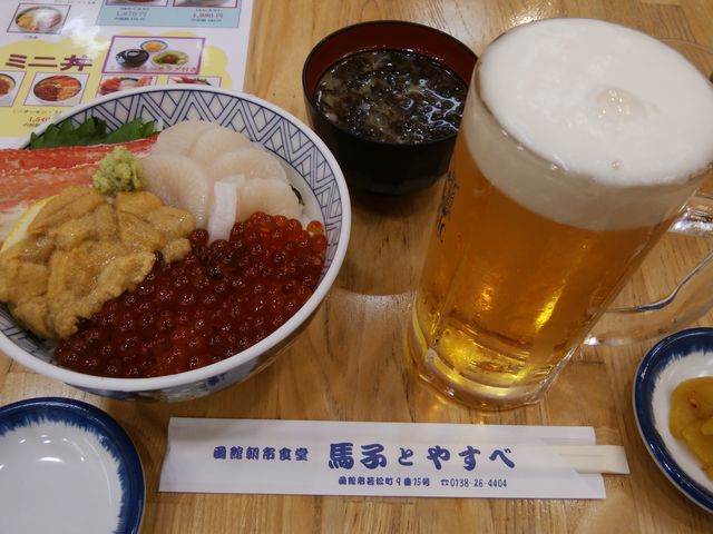 観光客価格であることには変わりありません。_朝市食堂・馬子とやすべ