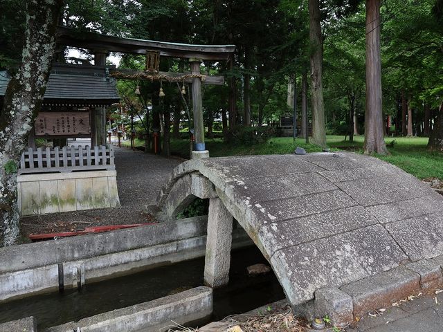 太鼓橋。_柏木神社