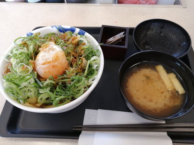 ネギたっぷり牛丼_松屋 奈良駅前店