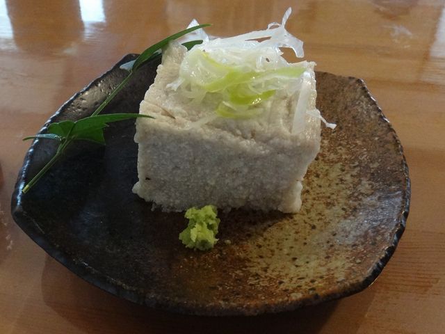 蕎麦豆腐。_江戸流蕎麦一恵 ichie.