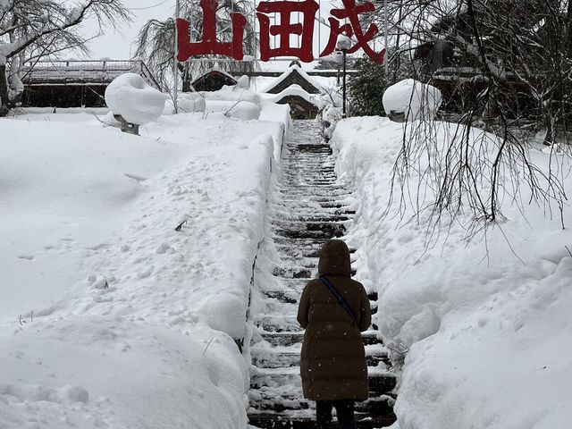 大雪!_成田山水上寺