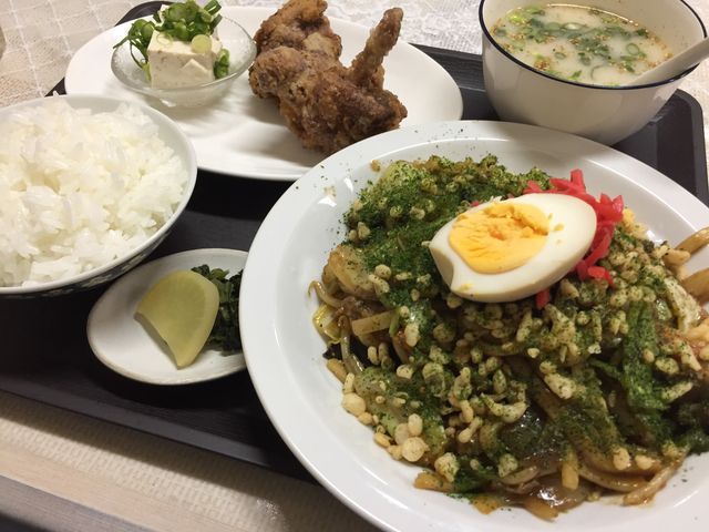 焼うどん定食_のぎく