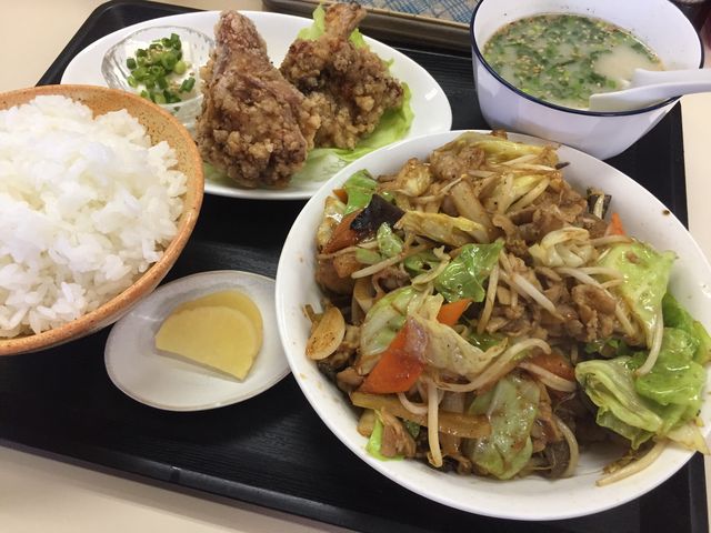 野菜炒め定食_のぎく