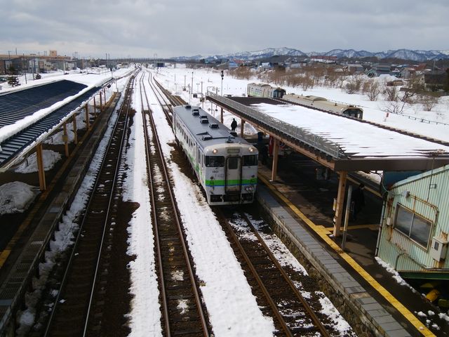 長万部駅です。風情があります。_長万部観光協会