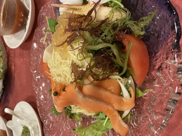 海鮮トマト冷麺!!_中国料理 南園 京王プラザホテル多摩店