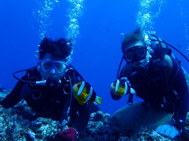 魚の事を色々教えてくれました。_Miyako Blue Trip
