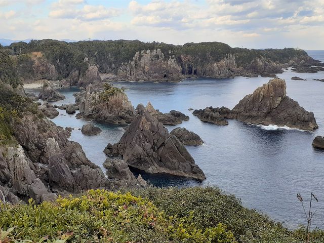 展望台(南側)からの眺め_海金剛