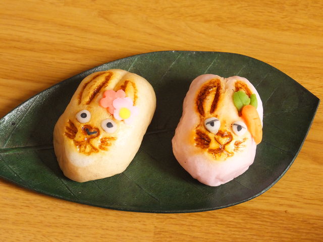 花うさぎ&夢見うさぎ_稲豊園 本店