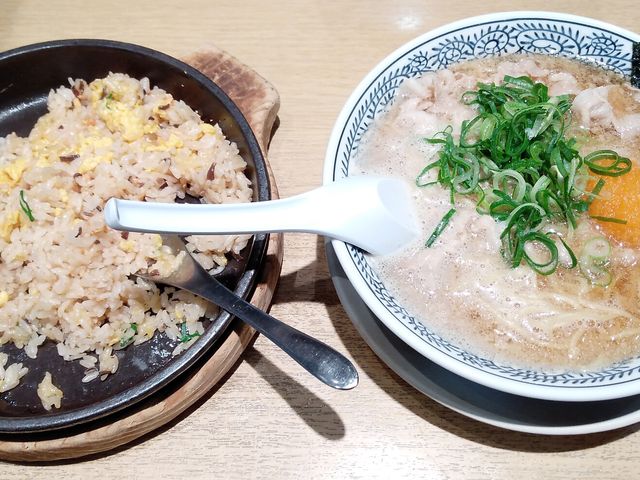 肉そばチャーハンセット_丸源ラーメン 静岡インター店