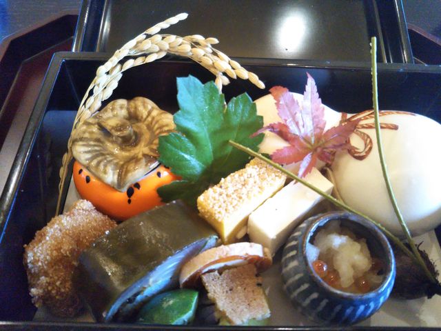 月替わりのお料理 10月の八寸_旬菜山崎竹谷店