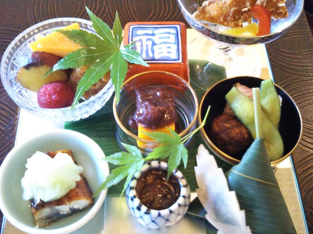 7月の八寸_旬菜山崎竹谷店