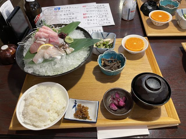 刺身定食 _蒲郡モダン