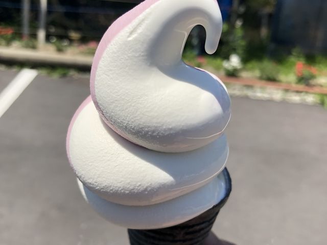 ソフトクリームも美味しかったです。_まほろば観光果樹園