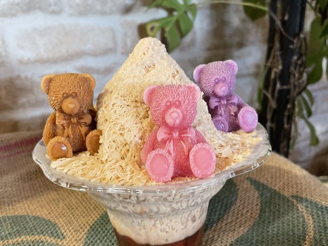 韓国で人気の糸ピンスにぜんざいのコラボ
美味しかった。_ゆくれ実