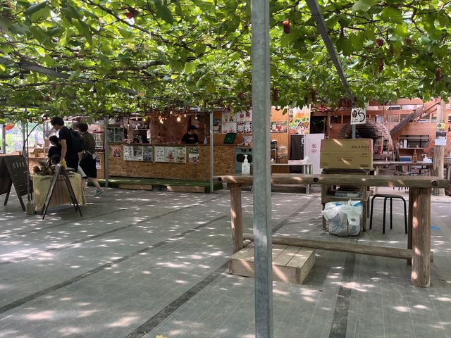 ピザ窯もありました_柴久園