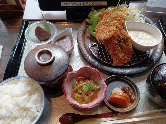 おいしいアジフライ定食1
_瀬戸内温泉 たまの湯
