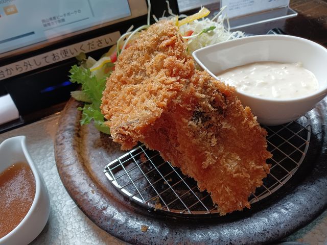 おいしいアジフライ定食2_瀬戸内温泉 たまの湯