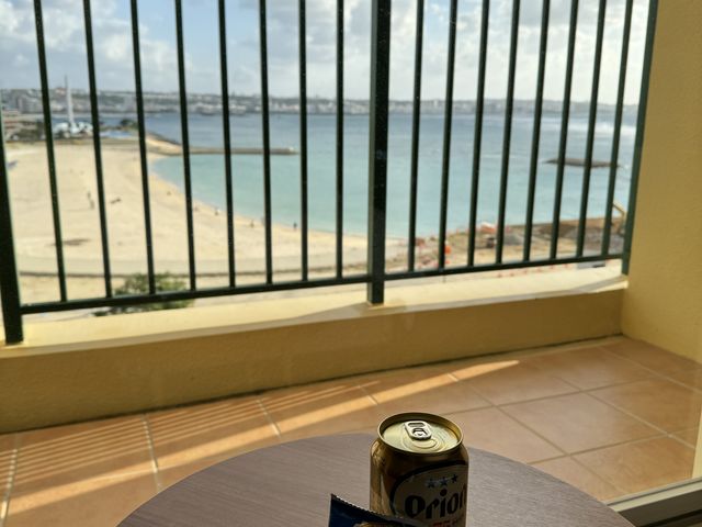 部屋からの見えるビーチ_ベッセルホテルカンパーナ沖縄