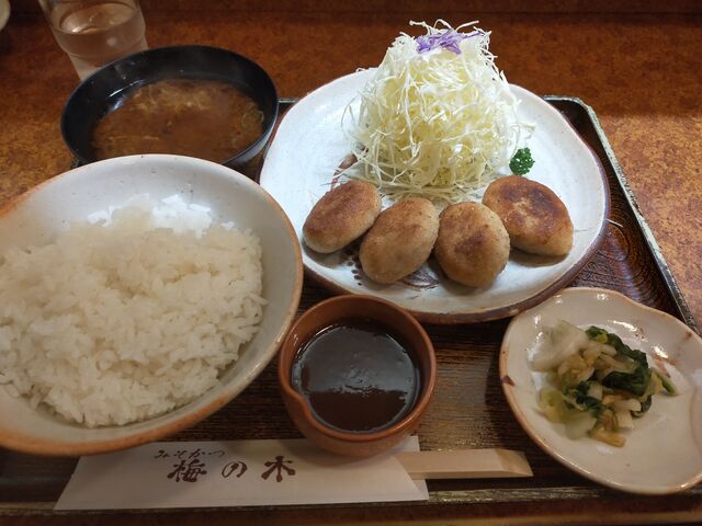 みそかつ梅の木の「みそかつ定食」_みそかつ 梅の木