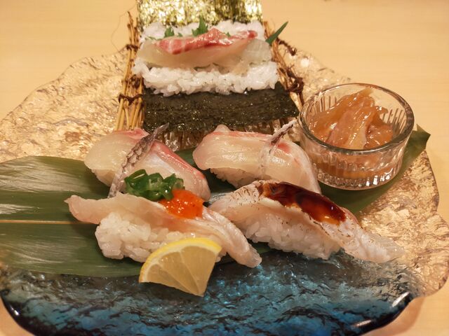 すし水軍の「鯛づくし」_すし水軍