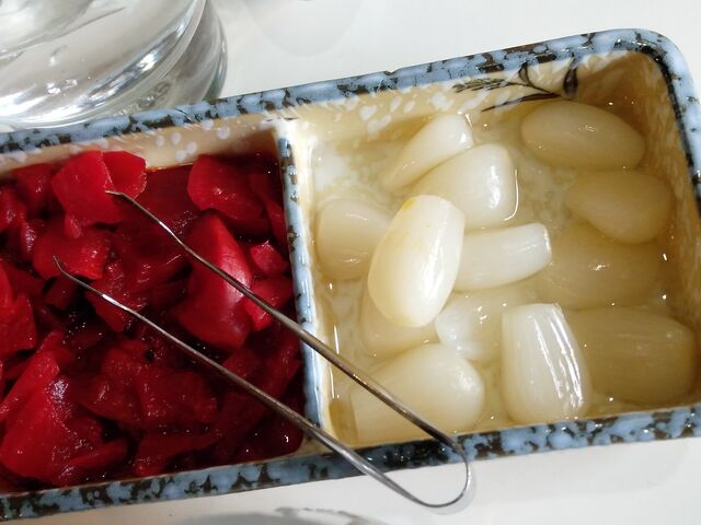 らっきょう/福神漬け_カレーハウスがるそん