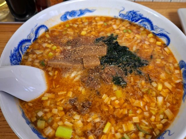 担々麺。胡麻胡麻しい感じではないです。_ますもと食堂