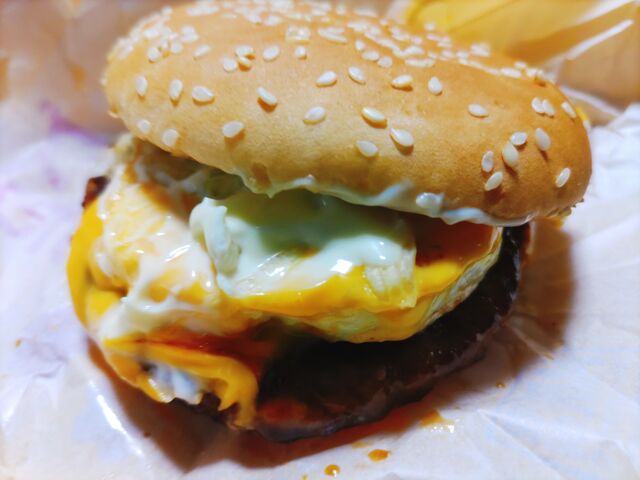 照り焼きバディと玉子&チーズのてりたまチーズバーガー_マクドナルド尾竹橋通り栗原店