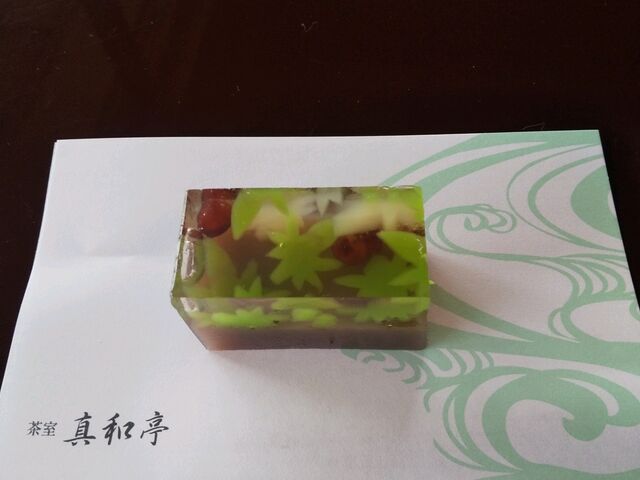 青もみじというお菓子_茶室・真和亭