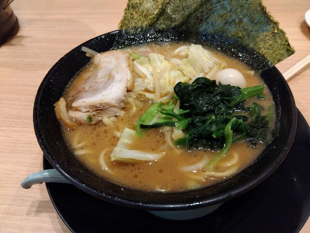 味噌ラーメン。_横浜家系ラーメン こころ家 草津店