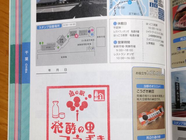 道の駅スタンプラリー達成!_新鮮市場(道の駅 発酵の里こうざき)