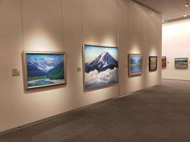 日本山林美術協会展_北アルプス展望美術館(池田町立美術館)
