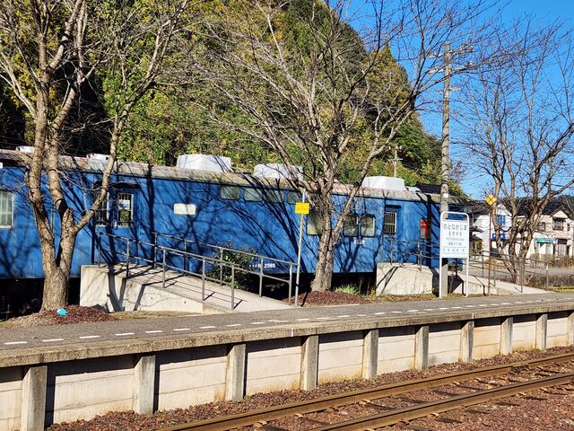 鉄道郵便車 オユ102565_のと鉄道株式会社