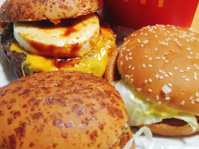 マックのハンバーガー_マクドナルド綾瀬店